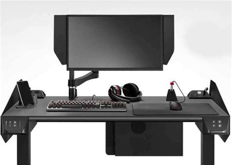 Within this range, most people should be able to find a height that fits. Benq ZONE e-Sports Gaming Desk (video) - Geeky Gadgets