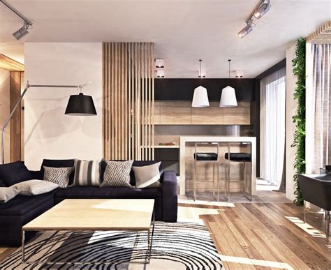 How to design a living room + dining room open space is one of the most popular question when its come to interior design. A Contemporary Apartment with Lots of Open Space
