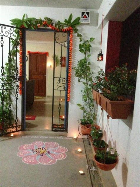 Pin By Sandhya Samant On Living Ideas Home Entrance Decor Indian
