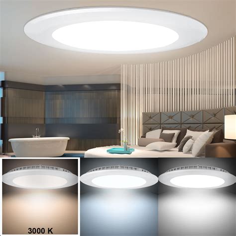 Led deckenlampen decken leuchte 16w bis 115w dimmbar lampe beleuchtung inkl fb ebay led lampen wohnzimmer lampen wohnzimmer led lampen decke. LED 15 W Decken Panel Einbau Strahler Esszimmer Lampe ...