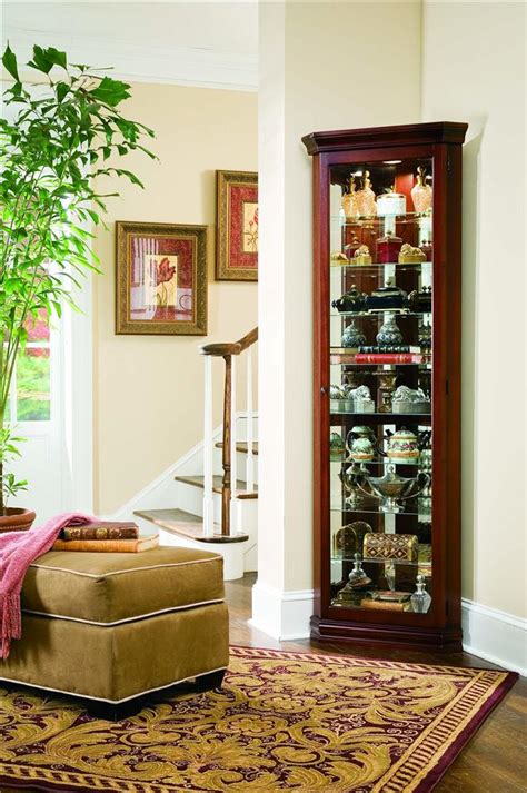 Our mirror curio is built in oak hardwood solids and veneers and a golden oak ii finish,ideal for a country house. Pulaski Furniture Curios 21001 Victorian Cherry Corner ...