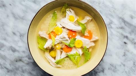 It's the best chicken soup recipe when i'm needing a bowl of steaming chicken soup comfort with that wonderful ginger and garlic kick! Miso Chicken Noodle Soup Recipe | Bon Appetit