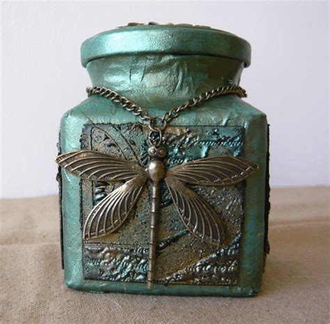 Craft Mix: Recycled Altered Glass Jar