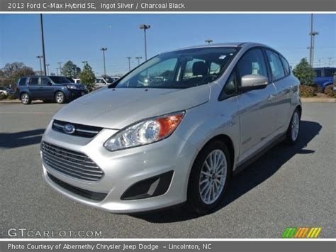 Though substantially shorter than the prius, this wider, taller hybrid hatchback still manages a hefty. Ingot Silver - 2013 Ford C-Max Hybrid SE - Charcoal Black ...