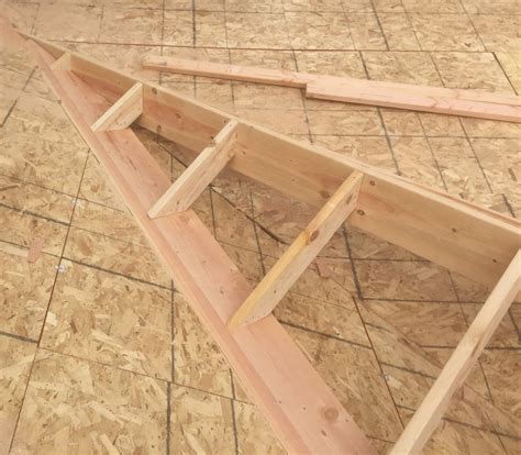 The ridge cut is modified to fit into the space between the common rafters roof types sizing. Bevel Cuts Necessary Here? - Building & Construction - DIY ...