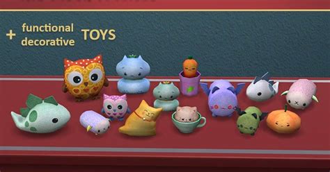 My Plush Friends Sims 4 Includes 5 Functional Toys For Toddlers And