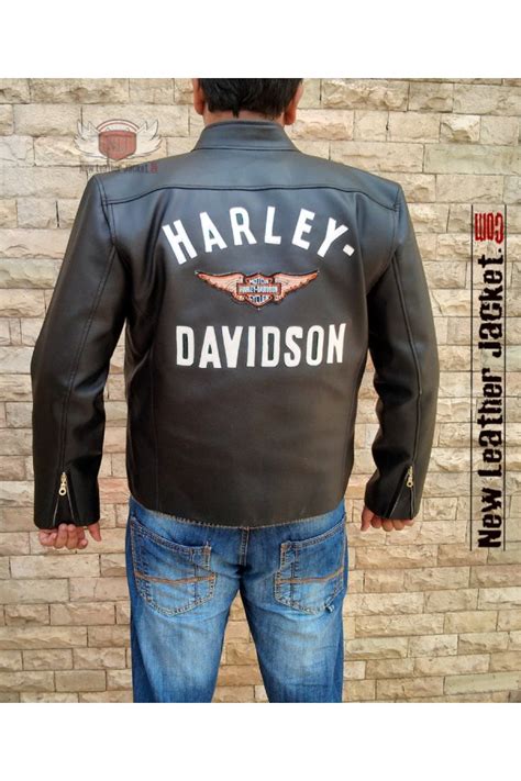 A leather jacket is something that stays in fashion all year and every year. New Harley Davidson Stylish Motorcycle Leather Jacket