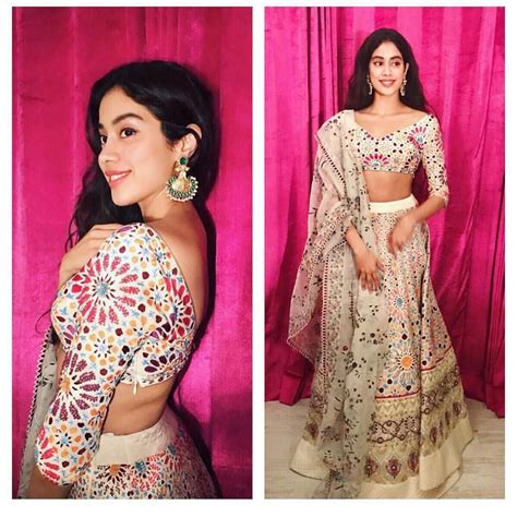 Beautiful Jhanvi Kapoor Is Diwali Ready ️ Indian Designer Outfits Indian Dresses