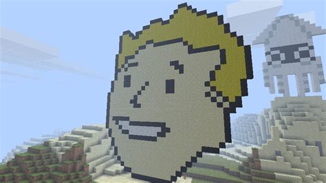 Fallout 3 Vault Boy Minecraft Project