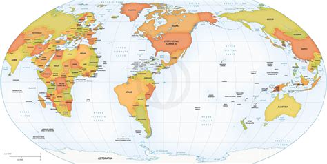World Map With Country Name Pdf Seven Continents Map Elementary