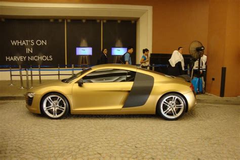 Matte Gold Audi R8 Spotted In Dubai Gallery 314698 Top Speed