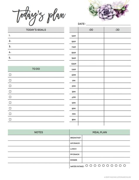 Its Here Get Your Free 2020 Printable Planner Making Lemonade Free