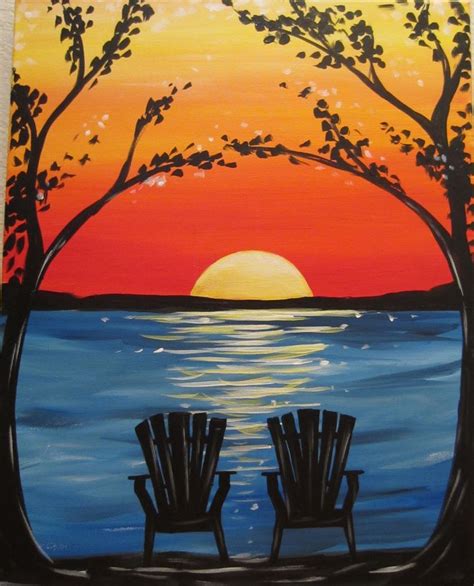 Beach easy summer painting ideas. The #1 Paint Night Experience - Manchester, NH | Muse ...
