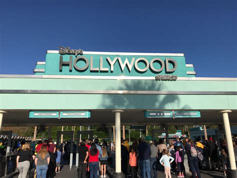 Sign Including New Disney’s Hollywood Studios Logo Installed at Entrance