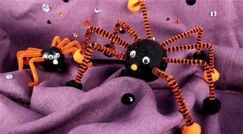 Toile D'araignée Halloween A Faire Soi Meme - DIY : Une araignée d'Halloween à fabriquer avec les enfants