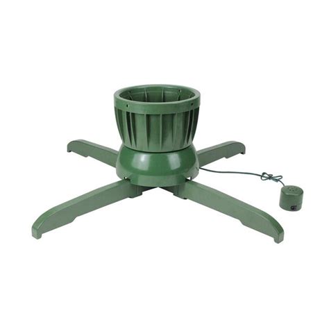 Northlight 24 In Green Musical Rotating Christmas Tree Stand For Live