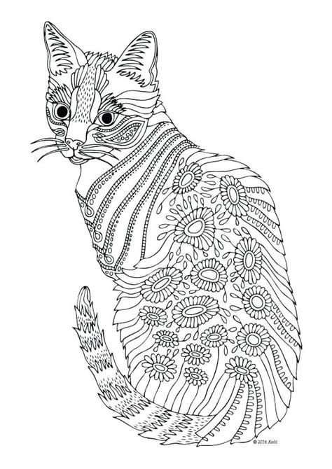 These ocean animals coloring pages are not just fun, they will also help your kids to learn about ocean animals. Cat Coloring Pages For Adults at GetColorings.com | Free ...