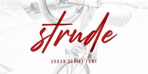 Monaco is the default font used by osx before snow leopard. Strude Script Font - Befonts.com