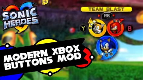 Xbox Series Xs Xbox One Gui Mod Sonic Heroes Mods Pc Youtube
