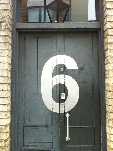 6 London Numero Maison Porte Dentrée Carnet D Adresse