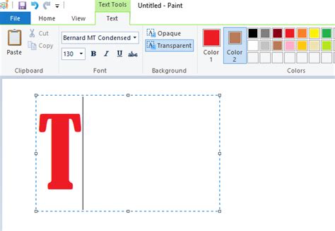 How To Add Text And Change Color Of Font In Ms Paint In Windows 10