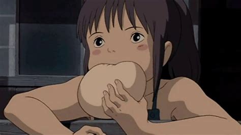 Literally being hidden by a kami, a god. Chihiro comiendo manju 千と千尋の神隠し 饅頭 - YouTube