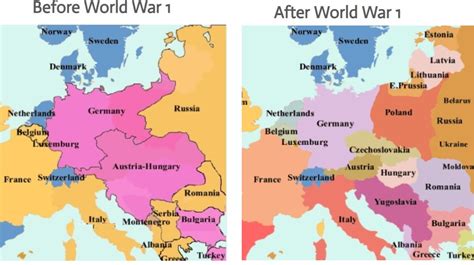 How World War I Changed The Map Of The World — Parks Presidents And Parks