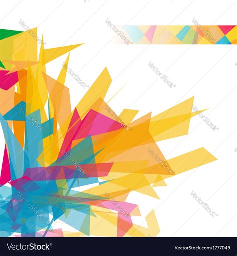 Abstract Geometric Shapes Background Royalty Free Vector Image