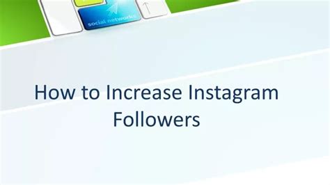 Ppt How To Increase Instagram Followers Powerpoint Presentation Free