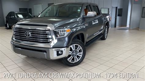 THE FIRST 2021 TOYOTA TUNDRA 4X4 PREMIUM 1794 EDITION at HIGH RIVER