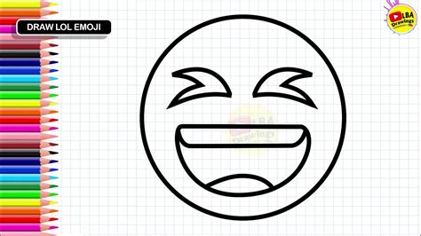 How To Draw Laughing Emoji Youtube