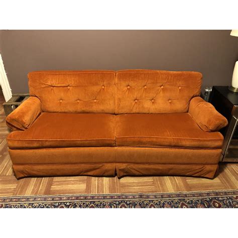 Ethan Allen Vintage Sleeper Sofa Aptdeco