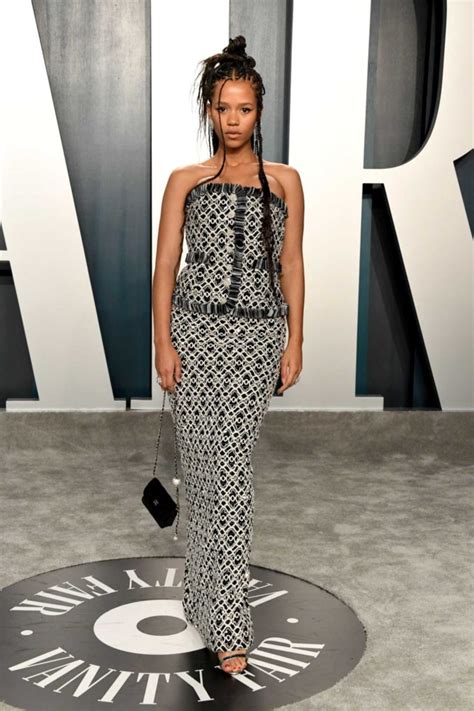 taylor russell attends   academy awards vanity fair