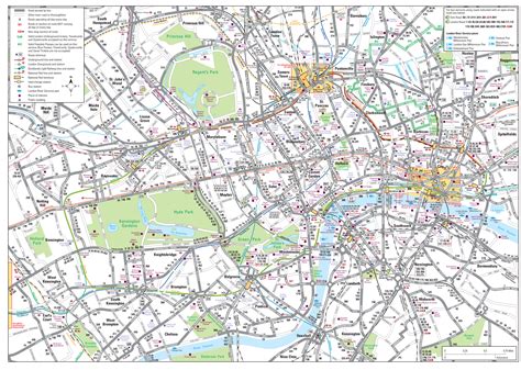 London Detailed Road Map