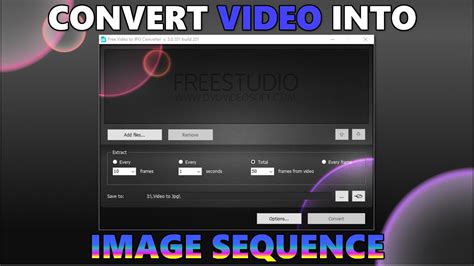 Convert image to grayscale (black & white). How to Convert Video into Image Sequence using Free Video ...