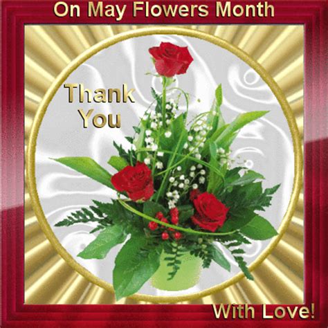 There's something pretty exciting and heartwarming about the long, plastic sticks that hold a tiny envelope and card. Thank You With Love! Free May Flowers eCards, Greeting ...