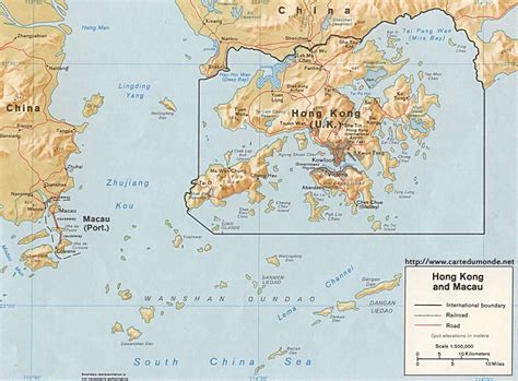 Agrandar El Mapa Hong Kong En El Mapa Mundial