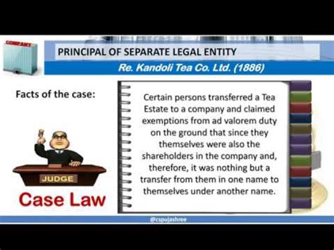 In the united states, a separate legal entity or sle refers to a type of legal entity with detached accountability. COMPANY LAW: SEPARATE LEGAL ENTITY CONCEPT - RE KANDOLI ...