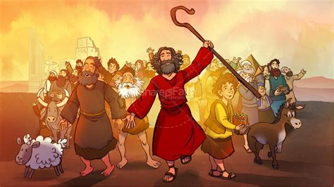 Exodus 12 Moses And The Red Sea Crossing Kids Bible Story Clover Media