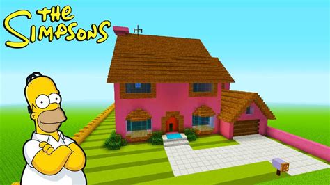 Minecraft Tutorial How To Make The Simpsons House The Simpsons