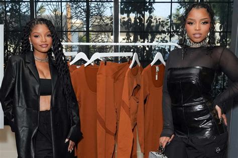 Chloe And Halle Bailey Wear Matching Looks To Launch Cxh Collection For