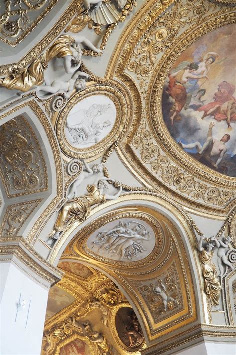 Louvre Ceilings Baroque Fashion Renaissance Art Louvre Museum
