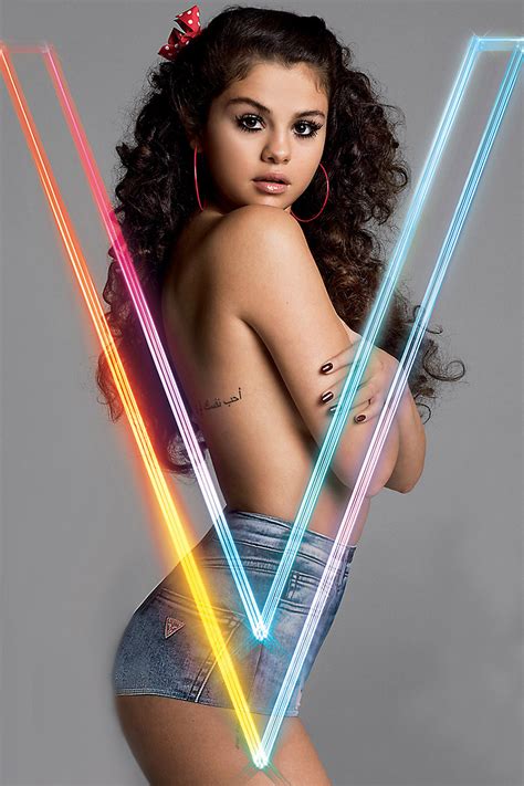 Selena Gomez Topless Covered For V Magazine Imagetwist