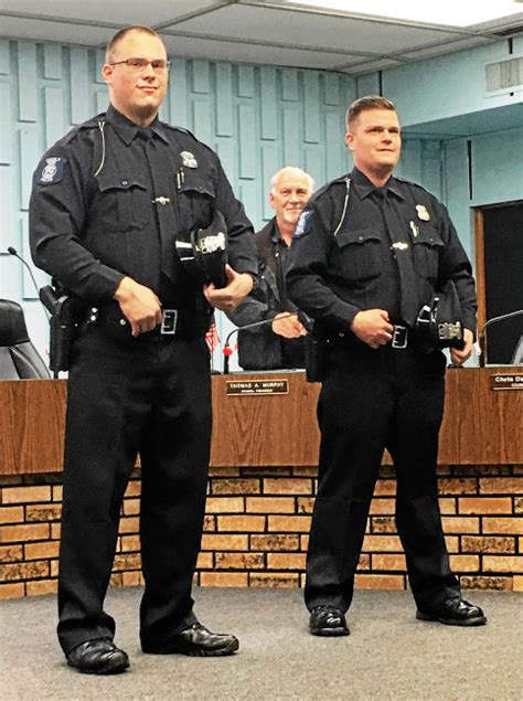 Two Newest Officers Sworn In For Lincoln Park Police Department The