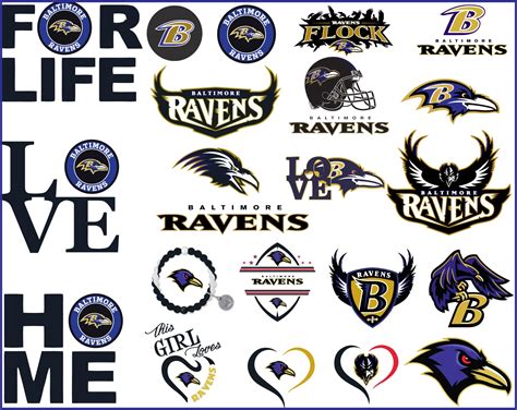 Baltimore Ravens Svg Nfl Svg Football Svg Files T Shirt Design Cut