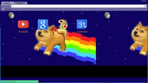 Nyan Doge Chrome Theme Themebeta