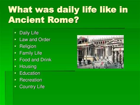 Ppt Daily Life In Roman Empire Powerpoint Presentation Free Download