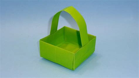 How To Make Easy Paper Basket Diy Origami Basket Paper Craft Ideas