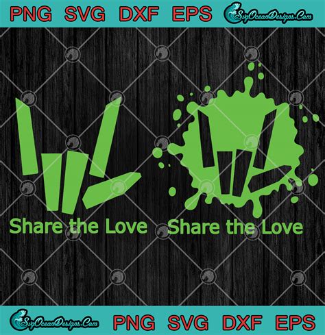 Share The Love Svg Png Eps Dxf Art Vector Designs Digital Download