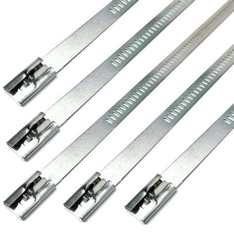 Buy 10 Pack Secure 14 Long Stainless Steel Positive Locking Zip Ties